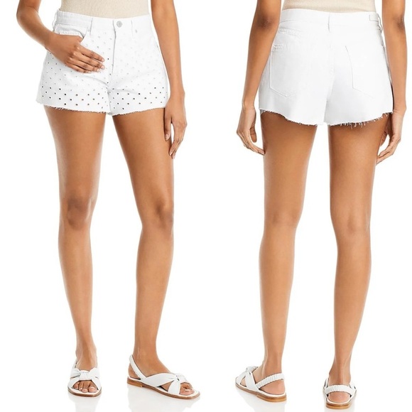 Blank NYC Pants - 🌻BLANK NYC White Eyelet Denim Shorts